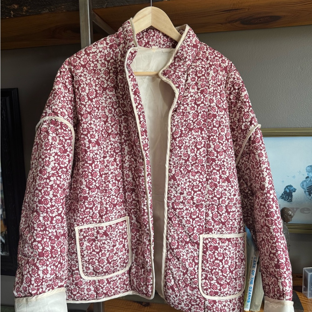 Nordic Peace Lily Flower Coat